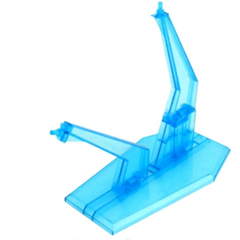 프라홈 액션베이스 고정형 스탠드 피규어 건담 거치대, T타입 투명파랑