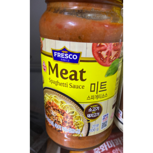   오뚜기 프레스코 미트 스파게티소스, 600g, 2개