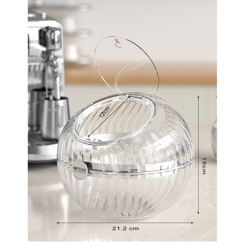 고급스럽고 편리하며 내구성 있는 탑이지몰 아크릴 커피 캡슐 보관함