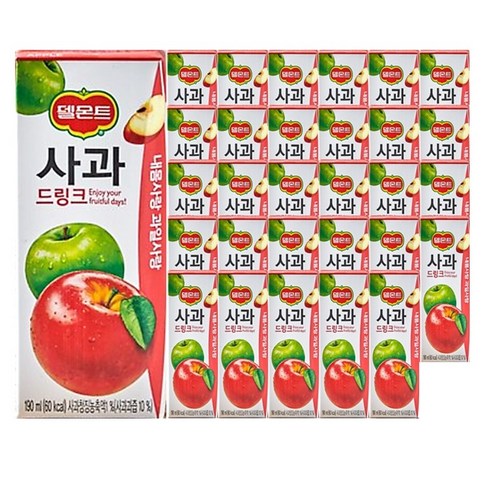 델몬트주스 사과 190ml 30개