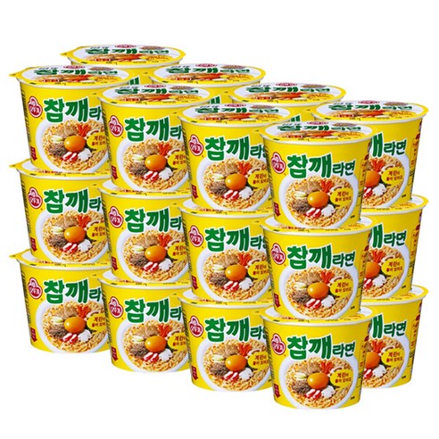 오뚜기 참깨라면 큰컵, 24개