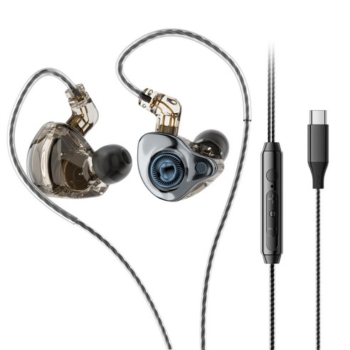 Essager 게이밍 커널형 이어폰 인이어 DD 이어폰