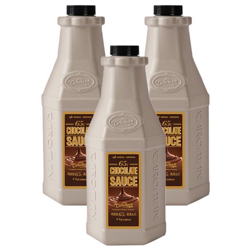 까로망 65c 다크 초코렛 소스, 2kg, 3개