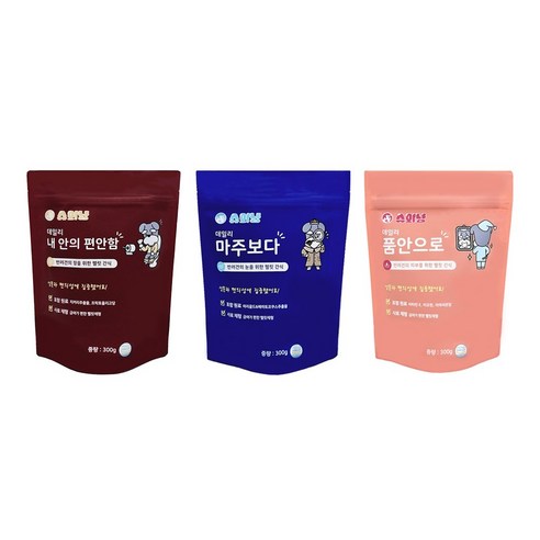 슈와냥 내안의 편안함 300g1개+마주보다 300g1개+품안으로 300g1개 강아지영양제 강아지관절영양제 애견노즈워크 노견영양제, 3개