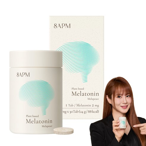 8APM 식물성 멜라토닌 함유 멜라피스 이지영 멜라토닌, 1개, 30정