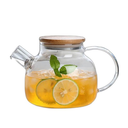 차 애호가에게 필수적인 내열 유리 차주전자