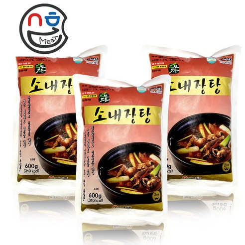 선봉식품 선봉 소내장탕 600g 내장탕 간편식품 냉동식품 즉석국 국밥 찌개 국 탕 대용량  3개