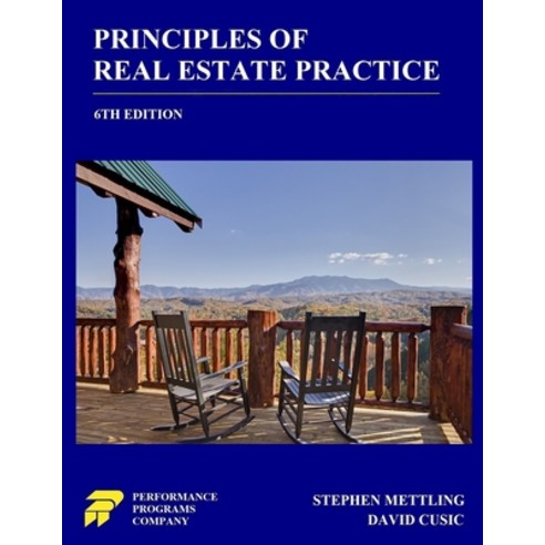 (영문도서) Principles of Real Estate Practice: 6th Edition Paperback, Performance Programs Company, English, 9780915777273