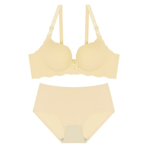 [뽕브라마켓] 5cm 마이볼륨업 노와이어 왕뽕브라 푸시업 심플 브라팬티세트