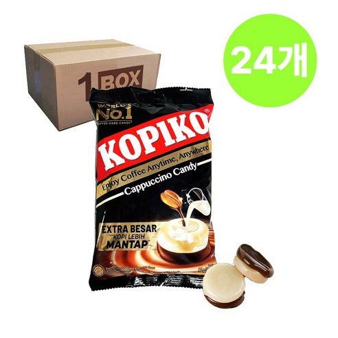 코피코 카푸치노 캔디, 175g, 3개