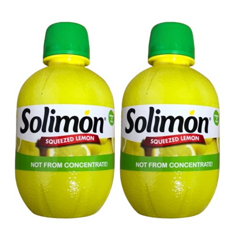 솔리몬 스퀴즈드 레몬즙 280ML 스페인 착즙 솔리몬 레몬, 20개
