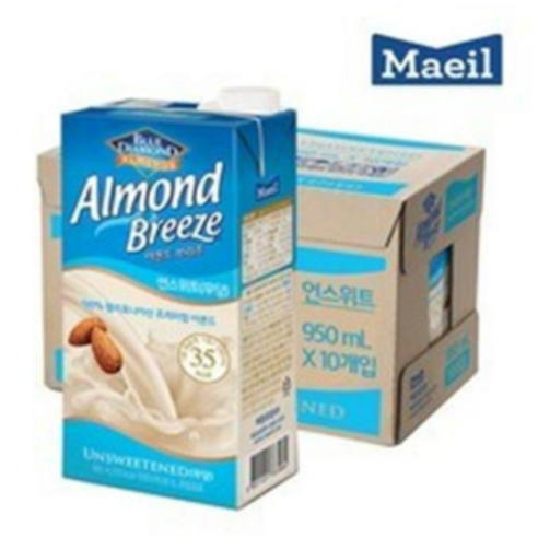 블루다이아몬드 아몬드 브리즈 언스위트, 950ml, 40개