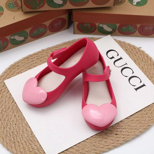 미니멜리사 젤리 슈즈 오픈 하트 소프트 샌들