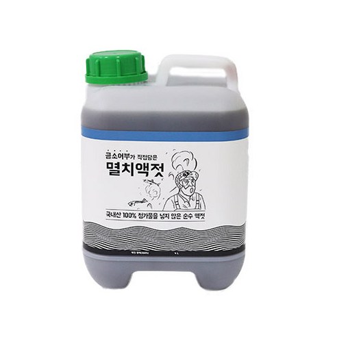 참치액 곰소어부 3년저온숙성 멸치액젓 5kg 4리터 원액100% 국내산, 4L, 1개 Best Top5