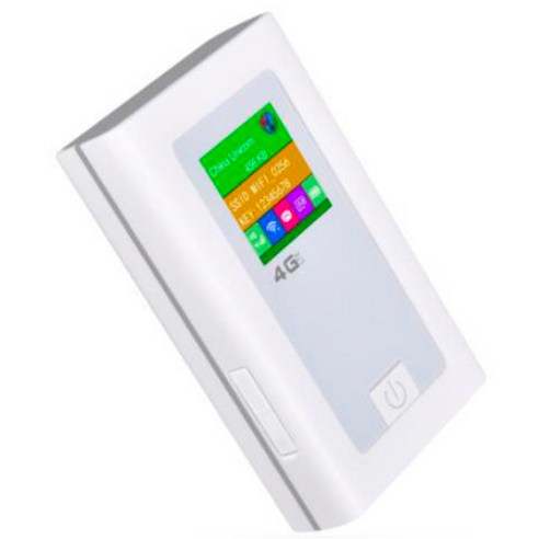 Xzante 4G Wifi 라우터 잠금 해제 3G/4G LTE 여행 FDD-LTE SIM 카드 슬롯이 있는 차량용 WiFi, 1개, 하얀