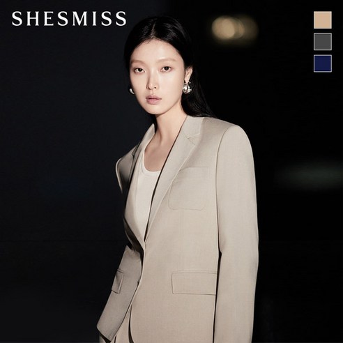 [쉬즈미스] 투버튼 크롭 재킷_SWSJKN11060