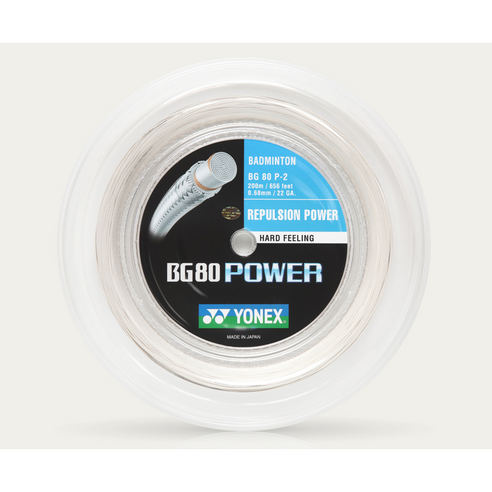 코트 위를 지배하는 날카로운 에너지, 요넥스 BG80 파워: 200M 롤 거트 심층 분석 요넥스bg80