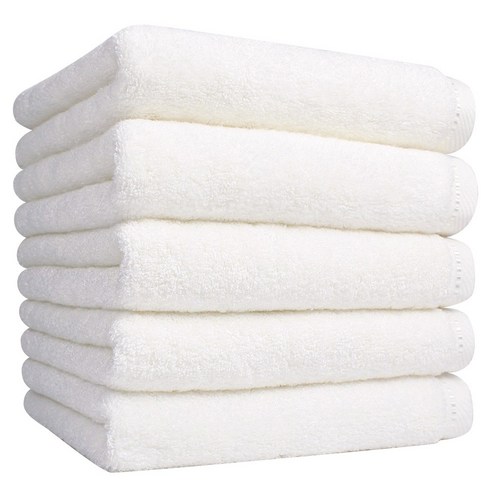 송월타월 라베나 수건 200g 뱀부얀, 아이보리, 5개