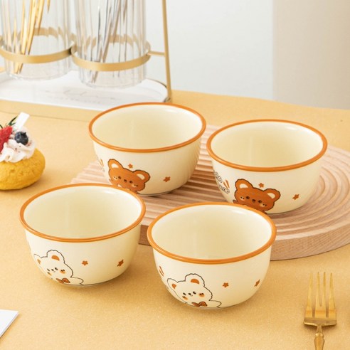 사랑스러운 디자인과 뛰어난 실용성, Keyiyijia 헬로 베어 그릇으로 행복한 식탁을!
