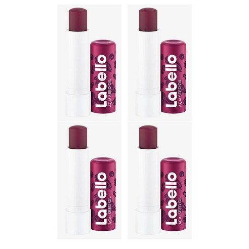 [독일직구] Nivea 니베아 내추럴리 비건 아사이비어 립밤 5.2ml 2팩 NATURALLY VEGAN ACAI BEERE 5.20 ml