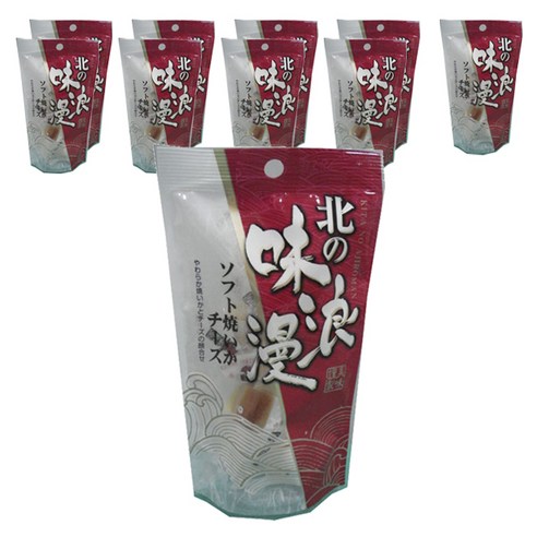 Tukunaka 북쪽의 맛 로망 소프트 구운 오징어 치즈, 10개, 30g