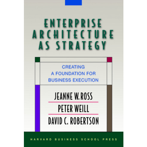 (영문도서) Enterprise Architecture as Strategy: Creating a Foundation for Business Execution Hardcover, Harvard Business Review Press, English, 9781591398394