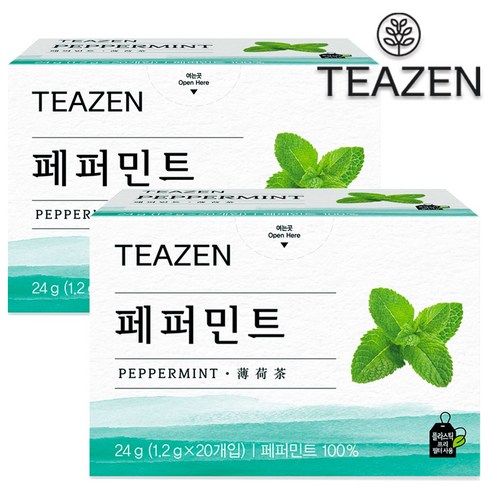 _티젠 페퍼민트20T, 1.2g, 20개입, 2개