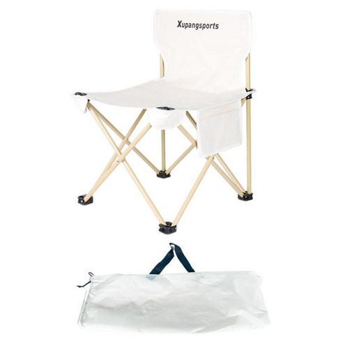 캠핑 의자 야외 캠핑 배낭 여행 접이식 좌석 하이킹을위한 캐리 백이있는 휴대용 소형 접이식 해변 의자, 베이지, {"사이즈":"엘"}, {"수건소재":"철 나일론"}