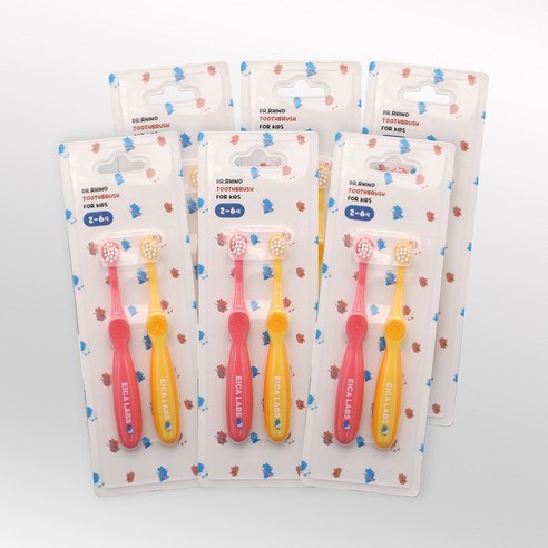 에이카랩스 코뿔소 칫솔로 아이에게 즐거운 양치 습관을 선물하세요!