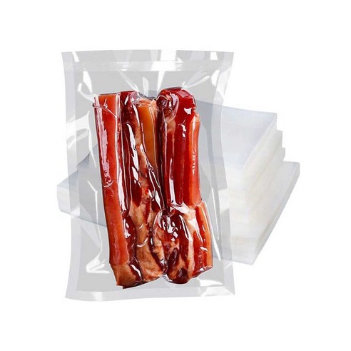 진공포장기비닐 진공식품포장봉투 밀폐 냉동 가열, 수출품질10x15cmx19실크(50개)