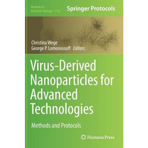 (영문도서) Virus-Derived Nanoparticles for Advanced Technologies: Methods and Protocols Hardcover, Humana, English, 9781493978069