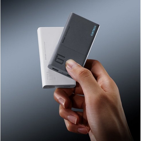 [cy] CUKTECH 6호 보조배터리 65W 급속충전 질화갈륨 슈퍼에너지 슬림형 고속충전기 컴팩트 휴대용 듀얼Type-C 시즌신상, 골드