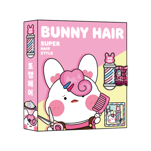 [소워니놀이터] 토깽 헤어 미용실 스퀴시북 DIY 만들기 세트 (손코팅지 양면테이프 투명테이프 포함) - DIY/만들기완구 | 쿠팡
