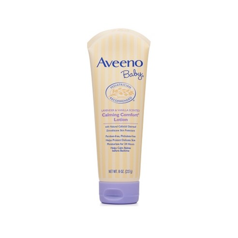 호주 아비노 Aveeno baby body Lotion 베이비 카밍 컴포트 라벤더 & 바닐라 센티드향 바디로션, 2개