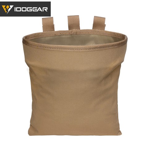 IDOGEAR 매거진 덤프 파우치 전술 매거진 드롭 파우치 재활용 가방 보관 가방 3550, 코요테브라운, 3개