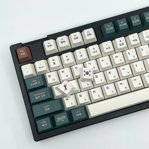 어두운 밤, 키보드에 감성을 불어넣다: 한국의 밤 키캡 솔직 후기 독거미호환키캡