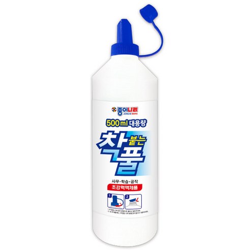 종이나라 착풀 500ml 대용량 착붙는 풀, 종이나라 착붙는풀 500ml, 1개 
학습완구/교구