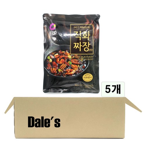 데일즈기획 대상 청정원 직화 짜장, 5개, 1kg