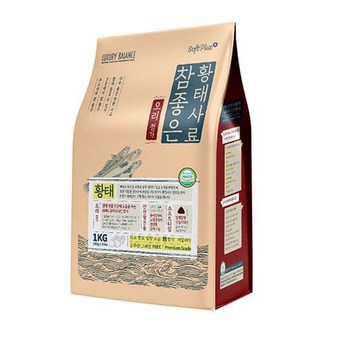 럭셔리발란스 참좋은 황태사료-연어, 연어, 1kg, 2개