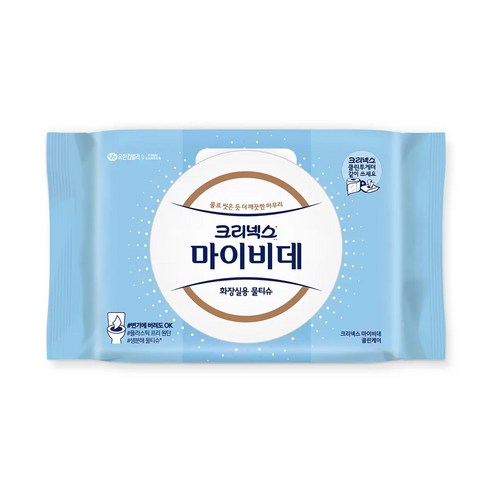 마이비데 화장실용 물티슈 캡형, 80개입, 4개