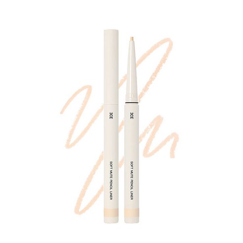 3CE 소프트 뮤트 펜슬 라이너, MILKNUDE, 1개