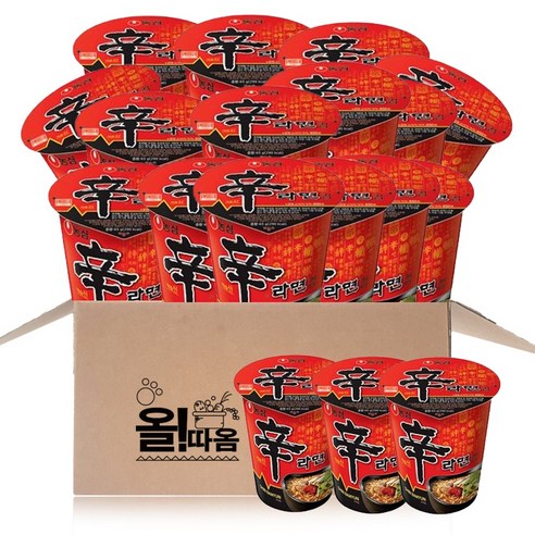농심 신라면컵 65g*18개, 18개