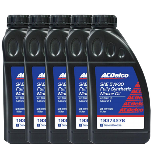 에이씨델코 ACDelco 말리부 2.0 가솔린 엔진오일 교환 합성유 5W30 5L