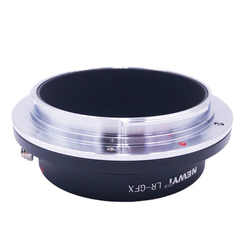후지 GFX 중형 카메라용 라이카 R 마운트 렌즈용 렌즈 어댑터, 75x75x26mm, 검은 색, 합금