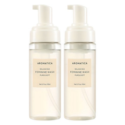 아로마티카 퓨어 앤 소프트 여성청결제, 170ml, 2개