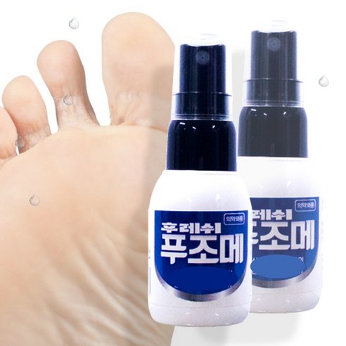 뿌리는 발 발톱 무좀 스프레이 약 후레시 푸조메 40ml, 6개