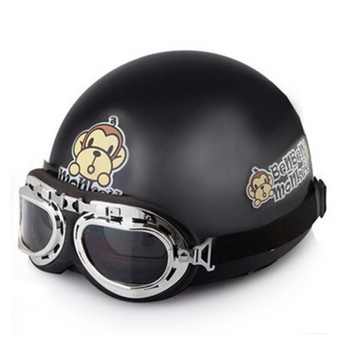스타트리 고글헬멧 세트 helmet2703, 블랙