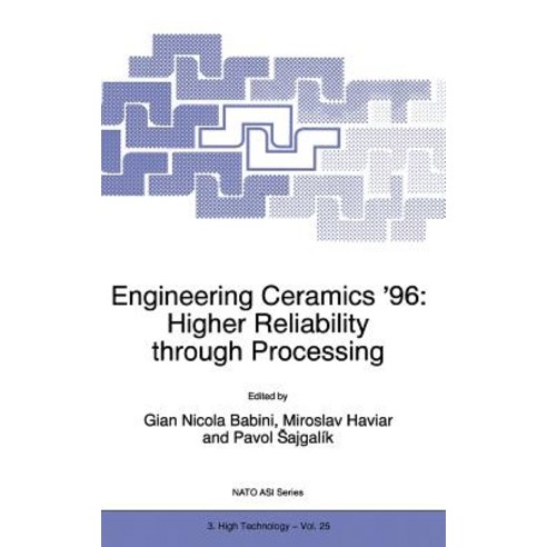 Engineering Ceramics ''96: Higher Reliability Through Processing Hardcover, Springer