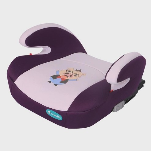 이노 용 카시트 키높이 쿠션 3-12세 쿠션 ISOFIX 하드 인터페이스 3C, 크리스털 바이올렛