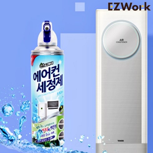 가정용 에어컨 탈취제 악취 살균 냄새 곰팡이 청소 세정제, 탈취제300ml, 1개